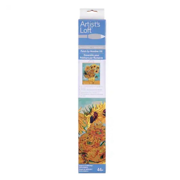 Van Gogh Vase Paint-by-Number Kit by Artist's Loft™ Necessities New - Picture 4 of 4